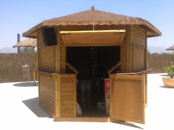 chiringuito de madera
