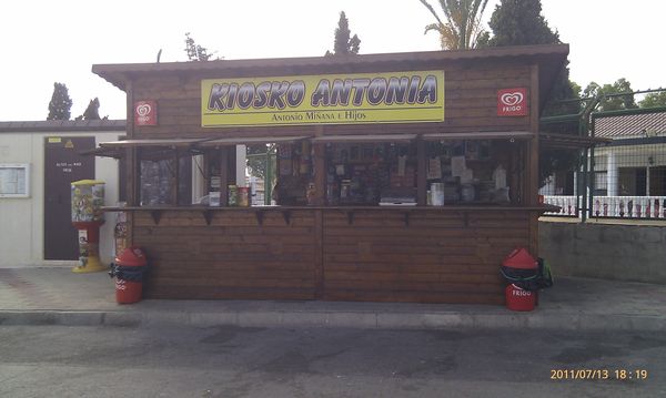 chiringuito de madera