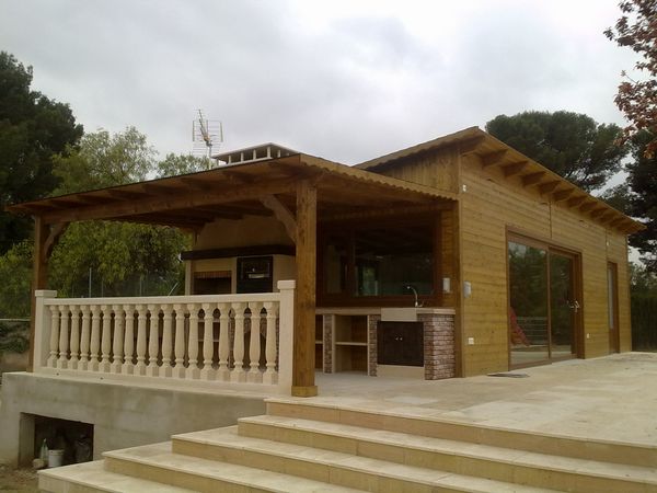 pergolas de madera para barbacoas