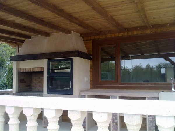 pergolas de madera para barbacoas