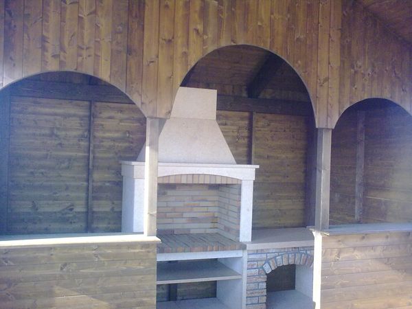 pergolas de madera para barbacoas