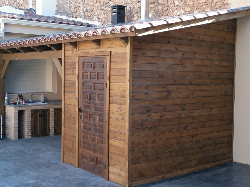 pergolas de madera para barbacoas