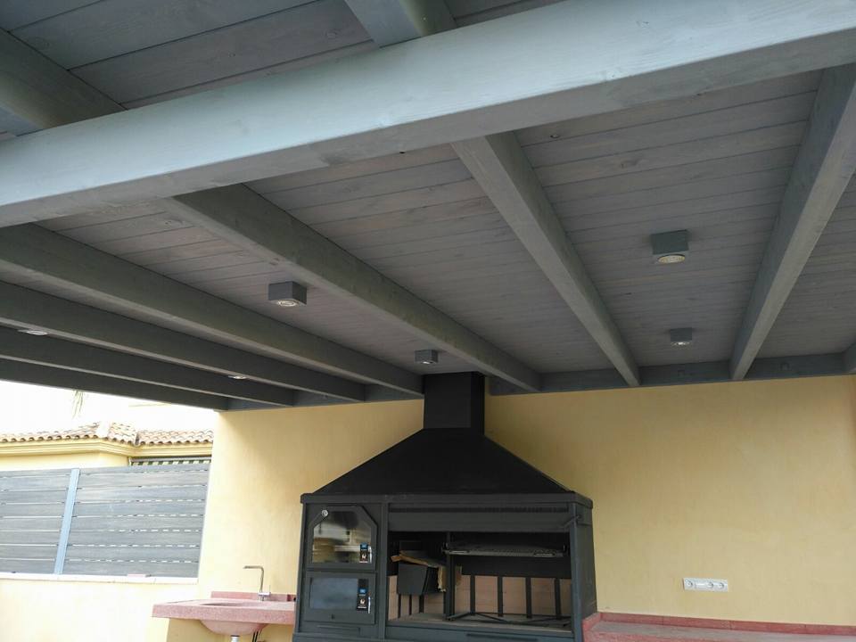 pergolas de madera para barbacoas