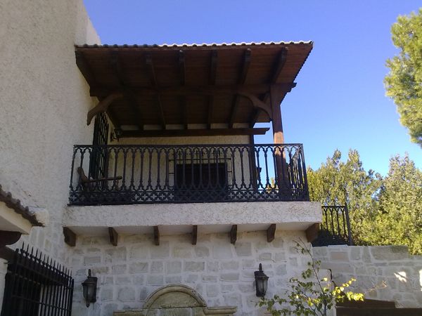 pergola de madera