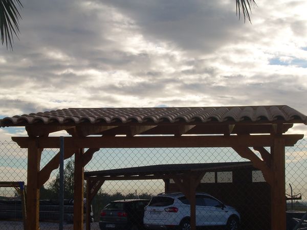 pergola de madera