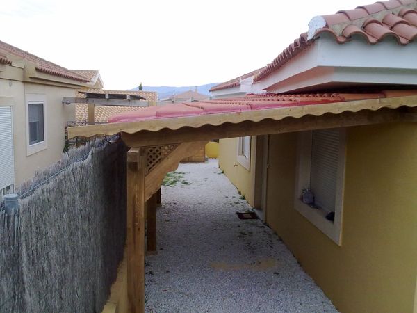 pergola de madera