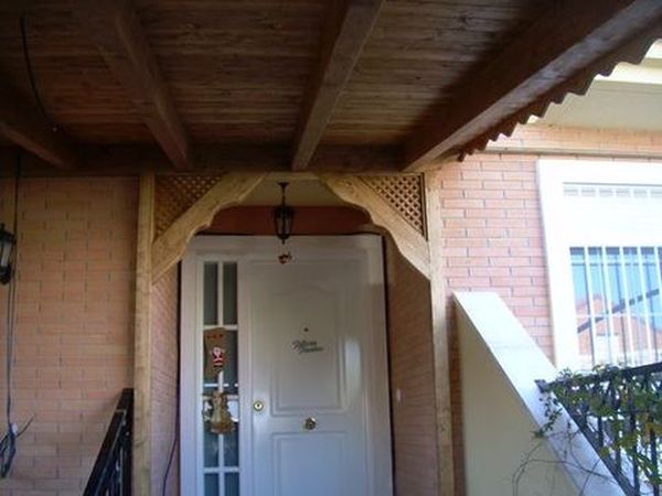 pergola de madera