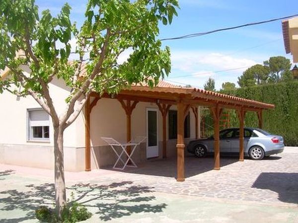 pergola de madera