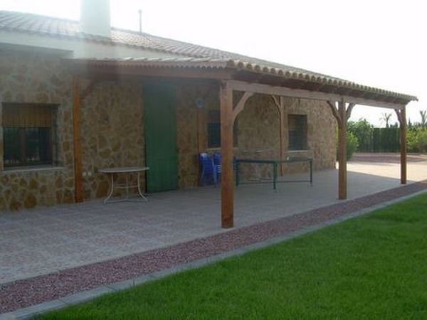 pergola de madera