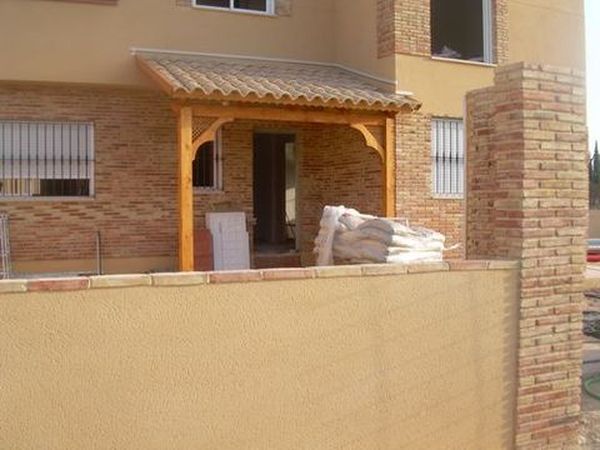 pergola de madera