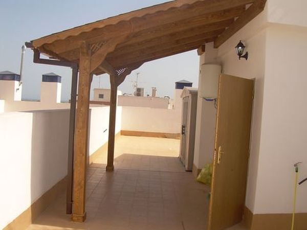 pergola de madera