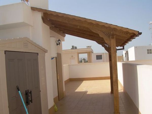 pergola de madera