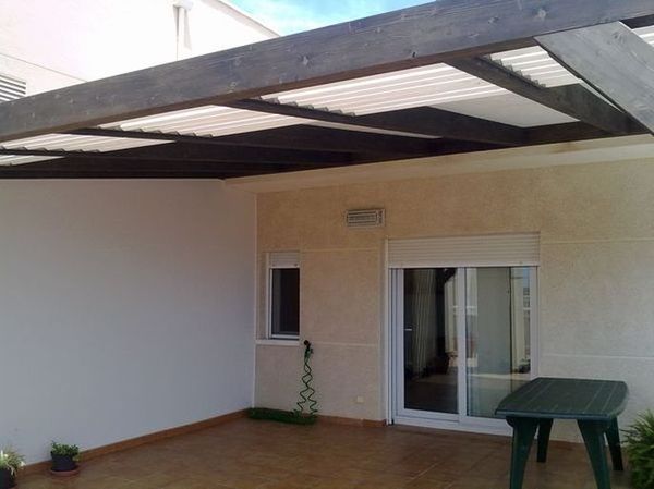 pergola de madera