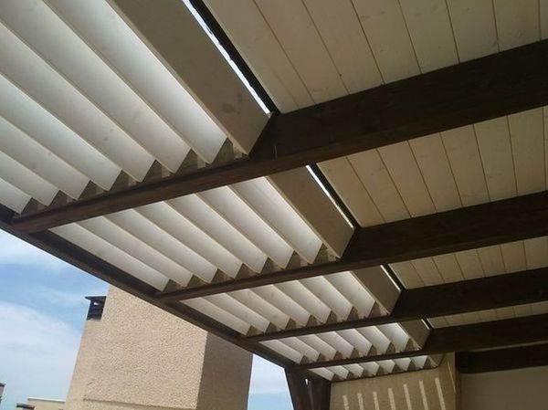 pergola de madera