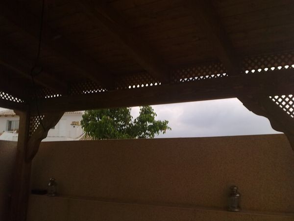 pergola de madera