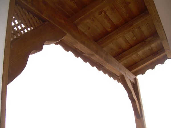 pergola de madera