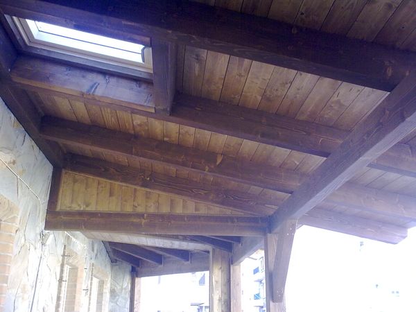 pergola de madera