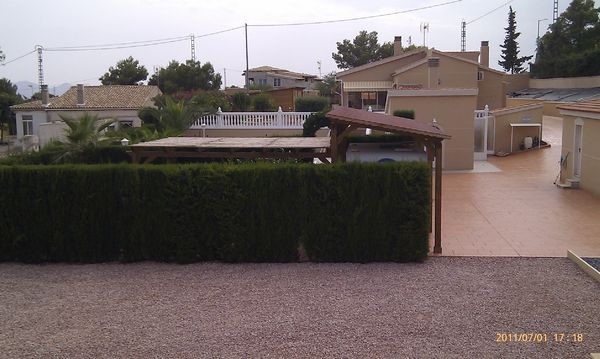 pergola de madera