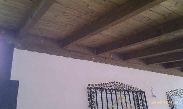 pergola de madera